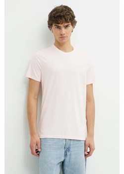 Hollister Co. t-shirt bawełniany męski kolor różowy gładki KI324-4089 ze sklepu ANSWEAR.com w kategorii T-shirty męskie - zdjęcie 173123444