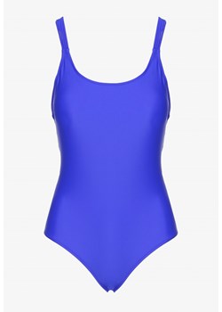 Niebieski Strój Kąpielowy Jednoczęściowy na Cienkich Ramiączkach Cedia ze sklepu Born2be Odzież w kategorii Stroje kąpielowe - zdjęcie 173123984