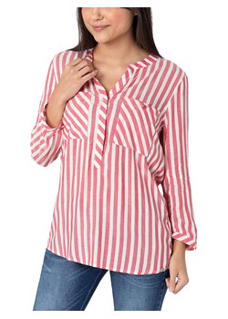 Timezone Bluzka w kolorze czerwono-białym ze sklepu Limango Polska w kategorii Koszule damskie - zdjęcie 173124321
