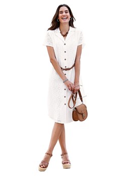 WITT WEIDEN Sukienka w kolorze białym ze sklepu Limango Polska w kategorii Sukienki - zdjęcie 173124732