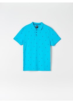 Sinsay - Koszulka polo - zielony ze sklepu Sinsay w kategorii T-shirty męskie - zdjęcie 173126303