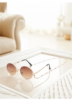 Sinsay - Okulary przeciwsłoneczne - beżowy ze sklepu Sinsay w kategorii Okulary przeciwsłoneczne damskie - zdjęcie 173126463