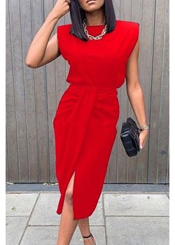 Komplet POEDILFA RED ze sklepu Ivet Shop w kategorii Komplety i garnitury damskie - zdjęcie 173127082