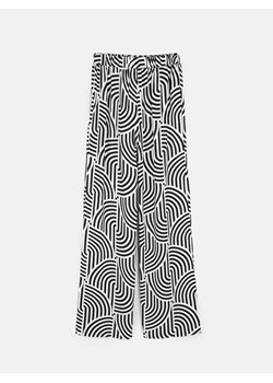 GATE Szerokie spodnie z nadrukiem 34 ze sklepu gateshop w kategorii Spodnie damskie - zdjęcie 173129772