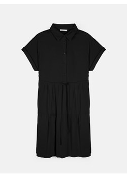 GATE Damska sukienka koszulowa z wiskozy 34 ze sklepu gateshop w kategorii Sukienki - zdjęcie 173130050