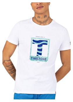Timezone Koszulka w kolorze białym ze sklepu Limango Polska w kategorii T-shirty męskie - zdjęcie 173130314
