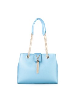 VALENTINO Divina Sa torebka metaliczny błękit ze sklepu ulubioneobuwie w kategorii Torby Shopper bag - zdjęcie 173131192