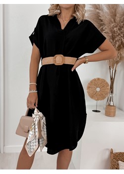 sukienka jana czarna uni ze sklepu UBRA w kategorii Sukienki - zdjęcie 173132734