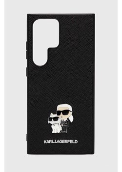 Karl Lagerfeld etui na telefon S24 Ultra S928 kolor czarny KLHCS24LPSAKCMPK ze sklepu ANSWEAR.com w kategorii Etui - zdjęcie 173132812