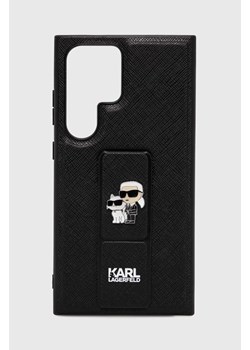 Karl Lagerfeld etui na telefon S24 Ultra S928 kolor czarny KLHCS24LGSAKCPK ze sklepu ANSWEAR.com w kategorii Etui - zdjęcie 173132824