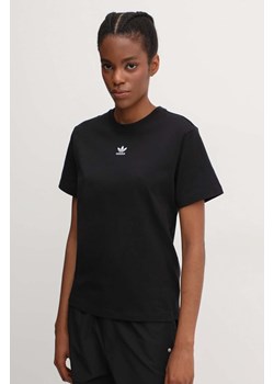 adidas Originals t-shirt bawełniany dziecięcy Tee Regular kolor czarny IC1826 ze sklepu ANSWEAR.com w kategorii Bluzki damskie - zdjęcie 173132891