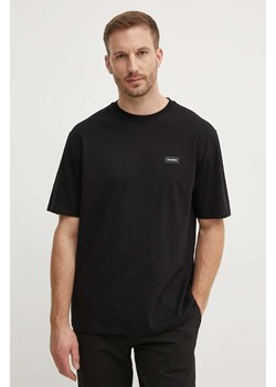 Karl Lagerfeld t-shirt bawełniany męski kolor czarny gładki 245M2110 ze sklepu ANSWEAR.com w kategorii T-shirty męskie - zdjęcie 173133074