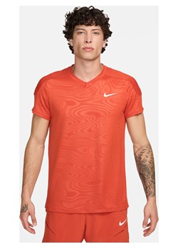 Męska koszulka do tenisa Dri-FIT NikeCourt Slam - Pomarańczowy ze sklepu Nike poland w kategorii T-shirty męskie - zdjęcie 173134632