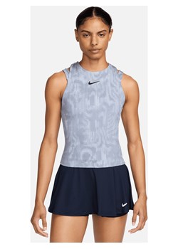 Damska koszulka tenisowa bez rękawów Dri-FIT NikeCourt Slam - Niebieski ze sklepu Nike poland w kategorii Bluzki damskie - zdjęcie 173134633