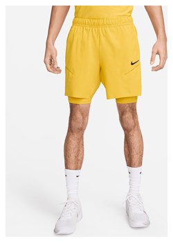 Męskie spodenki tenisowe Dri-FIT NikeCourt Slam - Żółty ze sklepu Nike poland w kategorii Spodenki męskie - zdjęcie 173134661