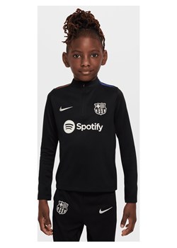 Treningowa koszulka piłkarska dla małych dzieci Nike Dri-FIT FC Barcelona Academy Pro - Czerń ze sklepu Nike poland w kategorii Bluzy chłopięce - zdjęcie 173134663