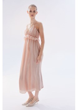 H & M - Sukienka z falbankami - Pomarańczowy ze sklepu H&M w kategorii Sukienki - zdjęcie 173134900