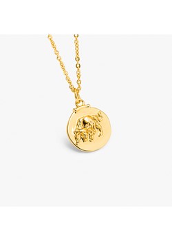 naszyjnik byk znak zodiaku, srebrny pozłacany ze sklepu ANIA KRUK w kategorii Naszyjniki - zdjęcie 173135732
