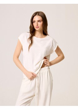 Koszulka LUGGIA Off White XS ze sklepu Diverse w kategorii Bluzki damskie - zdjęcie 173135962