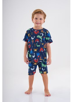 Dwuczęściowa bawełniana piżama chłopięca w zwierzęta morskie ze sklepu 5.10.15 w kategorii Piżamy dziecięce - zdjęcie 173136192
