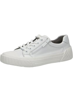 Caprice Skórzane sneakersy w kolorze białym ze sklepu Limango Polska w kategorii Trampki damskie - zdjęcie 173136352