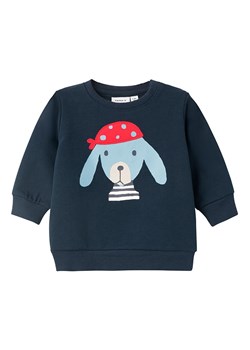 name it Bluza &quot;Fido&quot; w kolorze granatowym ze wzorem ze sklepu Limango Polska w kategorii Bluzy i swetry - zdjęcie 173136512