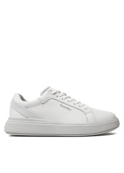 Calvin Klein Sneakersy Low Top Lace Up W/ Stripe HM0HM01494 Biały ze sklepu MODIVO w kategorii Buty sportowe męskie - zdjęcie 173136612