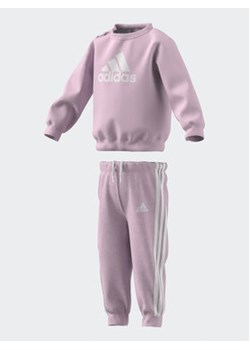 adidas Komplet dresowy Badge of Sport French Terry Jogger IJ8863 Różowy Regular Fit ze sklepu MODIVO w kategorii Dresy dla niemowlaka - zdjęcie 173138444