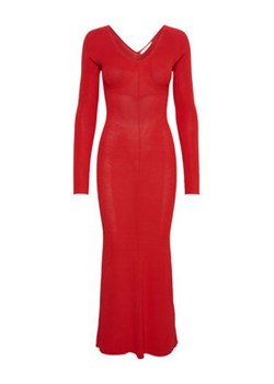 Gestuz Sukienka dzianinowa 10908347 Czerwony Slim Fit ze sklepu MODIVO w kategorii Sukienki - zdjęcie 173138492