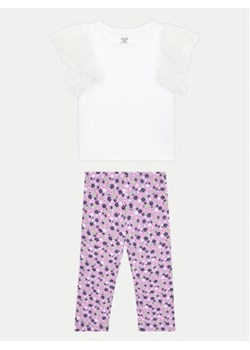 OVS Komplet t-shirt i legginsy 2034890 Biały Regular Fit ze sklepu MODIVO w kategorii Komplety dziewczęce - zdjęcie 173138540
