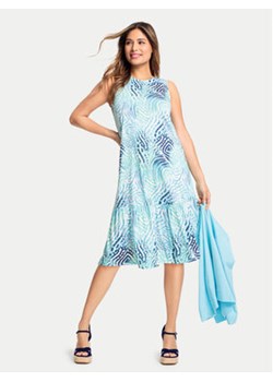 Olsen Sukienka letnia 13001784 Niebieski Regular Fit ze sklepu MODIVO w kategorii Sukienki - zdjęcie 173138733
