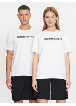Didriksons T-Shirt Harald 505551 Biały Regular Fit ze sklepu MODIVO w kategorii T-shirty męskie - zdjęcie 173138774