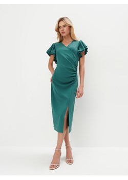 Mohito - Elegancka zielona sukienka midi - miętowy ze sklepu Mohito w kategorii Sukienki - zdjęcie 173139500
