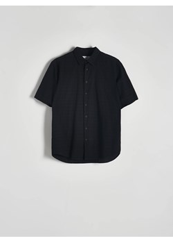 Reserved - Koszula regular z krótkim rękawem - czarny ze sklepu Reserved w kategorii Koszule męskie - zdjęcie 173139802
