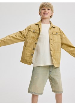 Reserved - Jeansowe szorty - beżowy ze sklepu Reserved w kategorii Spodenki chłopięce - zdjęcie 173139904