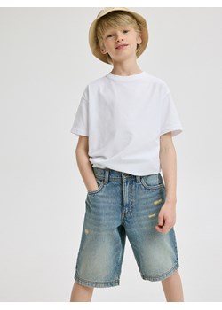 Reserved - Jeansowe szorty - niebieski ze sklepu Reserved w kategorii Spodenki chłopięce - zdjęcie 173139910