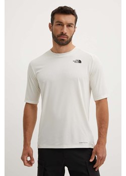 The North Face t-shirt sportowy Shadow kolor beżowy gładki NF0A87TUQLI1 ze sklepu ANSWEAR.com w kategorii T-shirty męskie - zdjęcie 173140913