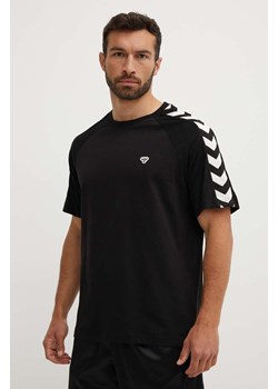 Hummel t-shirt Archive męski kolor czarny z nadrukiem 225258 ze sklepu ANSWEAR.com w kategorii T-shirty męskie - zdjęcie 173140933