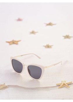 Sinsay - Okulary przeciwsłoneczne - kremowy ze sklepu Sinsay w kategorii Okulary przeciwsłoneczne damskie - zdjęcie 173141531