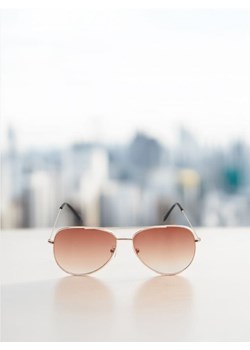 Sinsay - Okulary przeciwsłoneczne - złoty ze sklepu Sinsay w kategorii Okulary przeciwsłoneczne damskie - zdjęcie 173141534