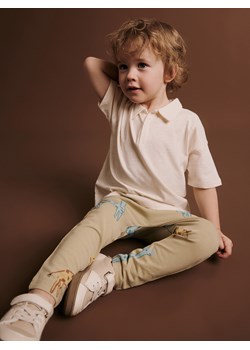 Reserved - Bawełniane legginsy - oliwkowy ze sklepu Reserved w kategorii Legginsy niemowlęce - zdjęcie 173154091