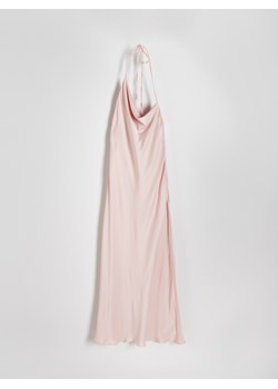 Reserved - Sukienka z wiskozy - pastelowy róż ze sklepu Reserved w kategorii Sukienki - zdjęcie 173154381