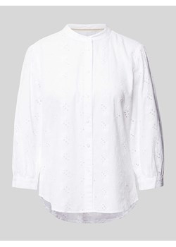 Bluzka z haftem angielskim model ‘Velia’ ze sklepu Peek&Cloppenburg  w kategorii Bluzki damskie - zdjęcie 173154561