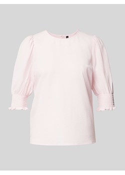 Bluzka z marszczonymi detalami model ‘NINA’ ze sklepu Peek&Cloppenburg  w kategorii Bluzki damskie - zdjęcie 173154580