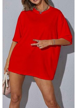 T-shirt RELIETA RED ze sklepu Ivet Shop w kategorii Bluzki damskie - zdjęcie 173257474