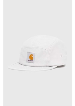 Carhartt WIP czapka z daszkiem bawełniana Backley Cap kolor szary gładka I016607.29JXX ze sklepu PRM w kategorii Czapki z daszkiem damskie - zdjęcie 173257834