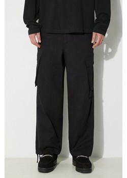 Carhartt WIP spodnie bawełniane Unity Pant kolor czarny proste I032983.894G ze sklepu PRM w kategorii Spodnie męskie - zdjęcie 173258054
