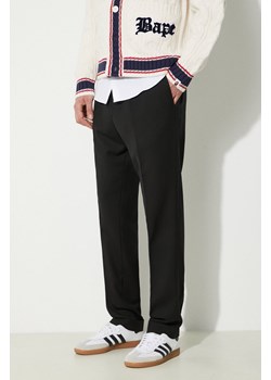 Paul Smith spodnie wełniane kolor czarny w fasonie chinos M1R-921T-G00001 ze sklepu PRM w kategorii Spodnie męskie - zdjęcie 173258064