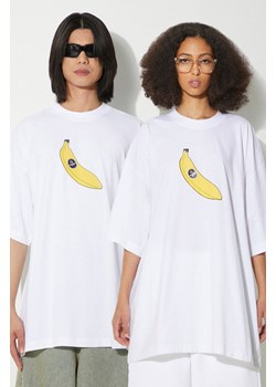 VETEMENTS t-shirt bawełniany Banana T-Shirt kolor biały z nadrukiem UE64TR380W ze sklepu PRM w kategorii T-shirty męskie - zdjęcie 173258220