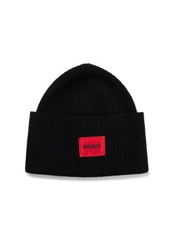 HUGO Wełniana czapka Xaff 6 ze sklepu Gomez Fashion Store w kategorii Czapki zimowe męskie - zdjęcie 173264131